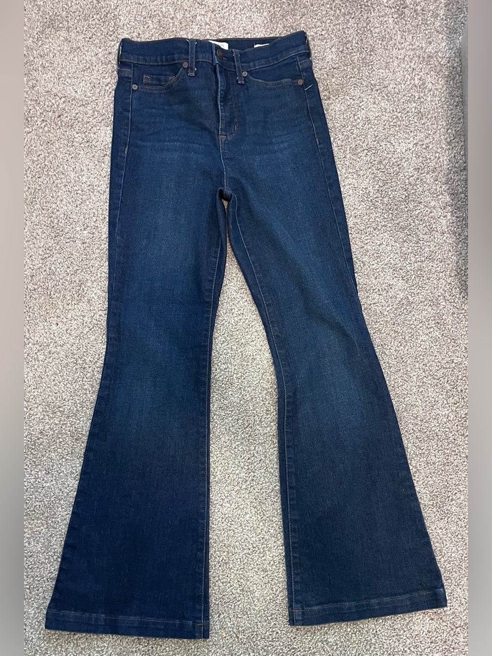 sofia by sofia vergara Melisa Dark Indigo Flare Jeans Size 2 Short